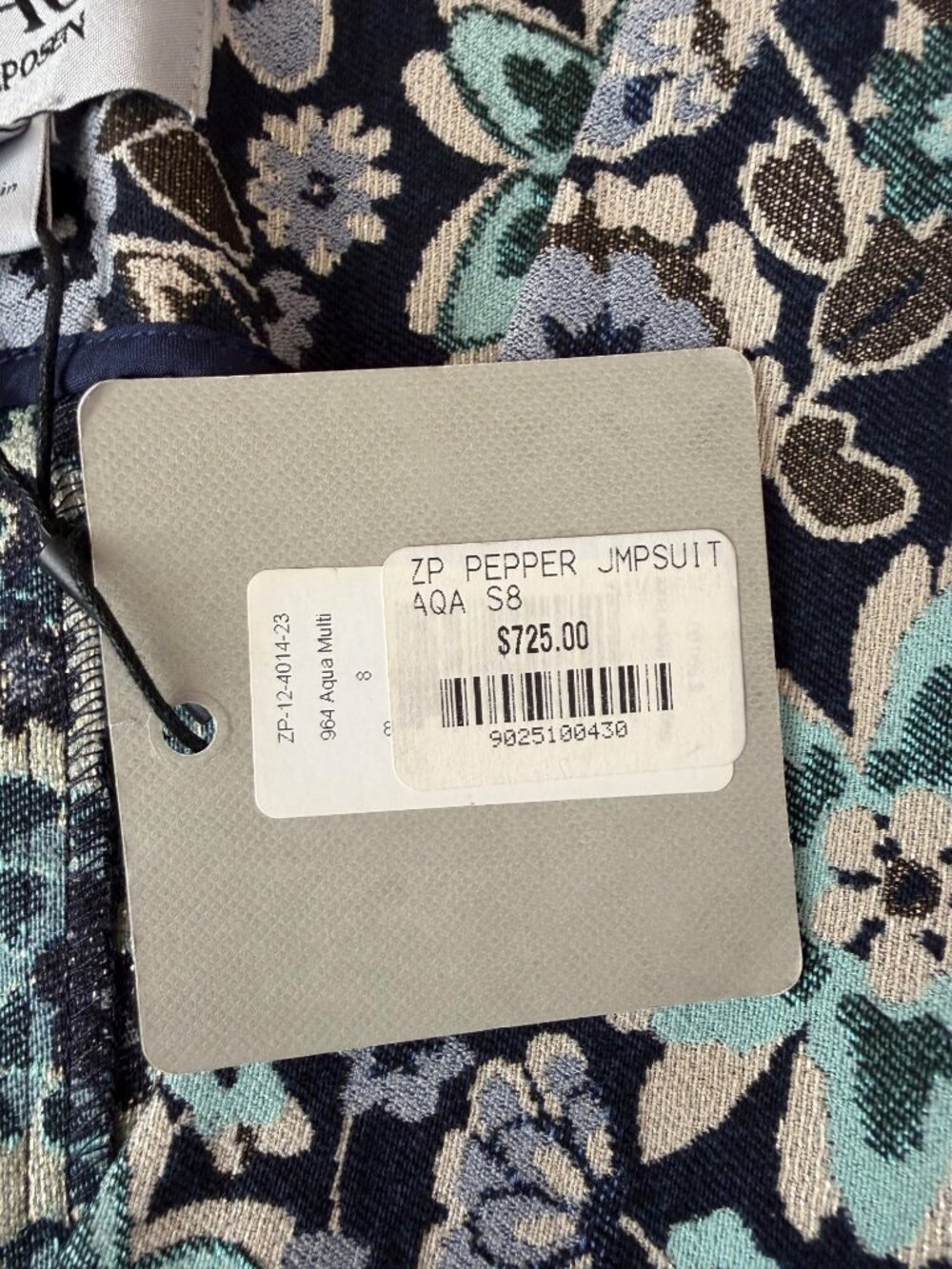 ZAC Zac Posen Pepper Jumpsuit Romper Women's Size 8 NWT - Picture 9 of 16